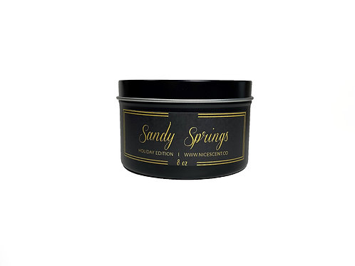 SANDY SPRINGS CANDLE TIN